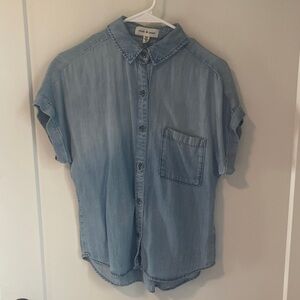Cloth & Stone Light Blue Button Down Shirt